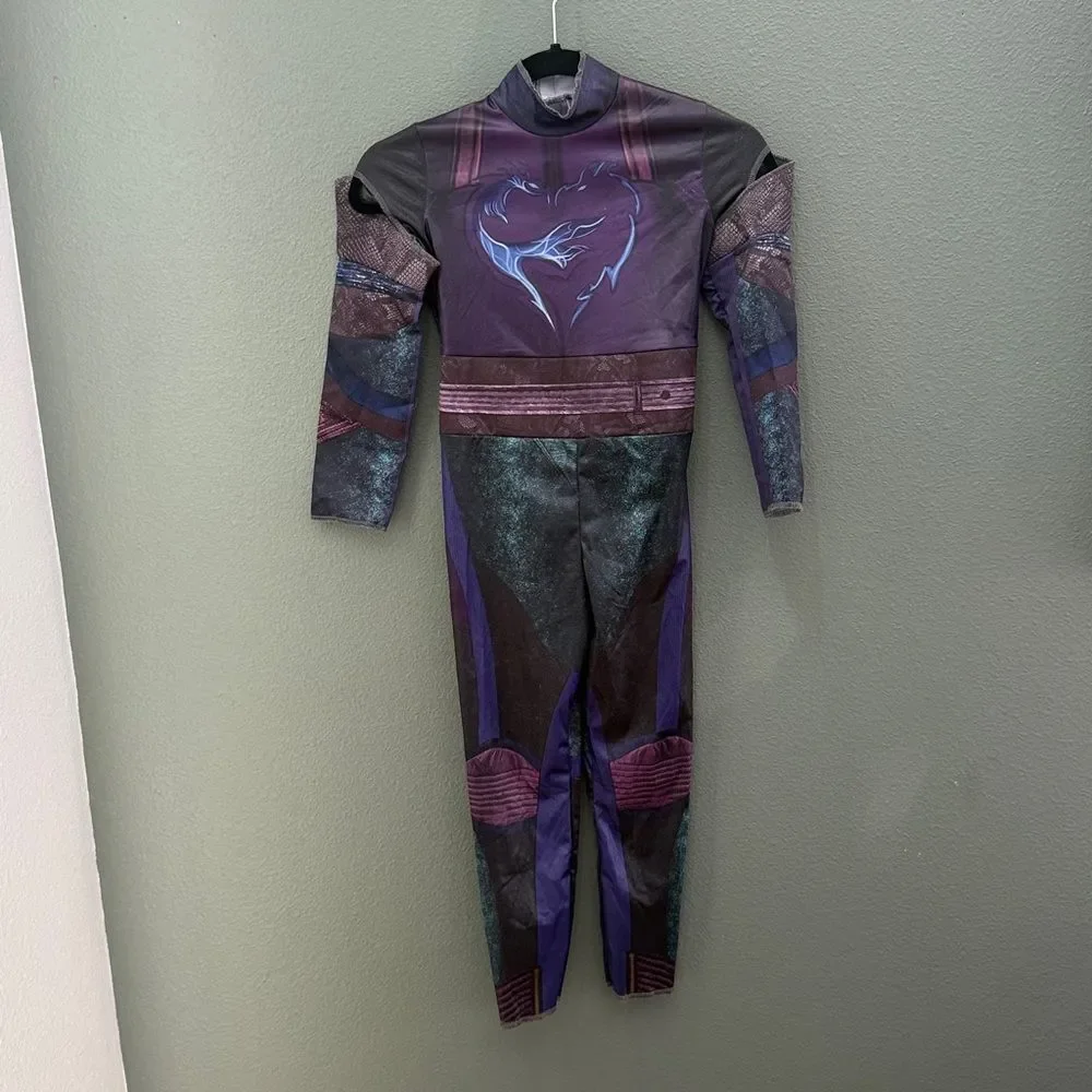 Mal Decendants 3 costume Jumpsuit Sz 4-6Y